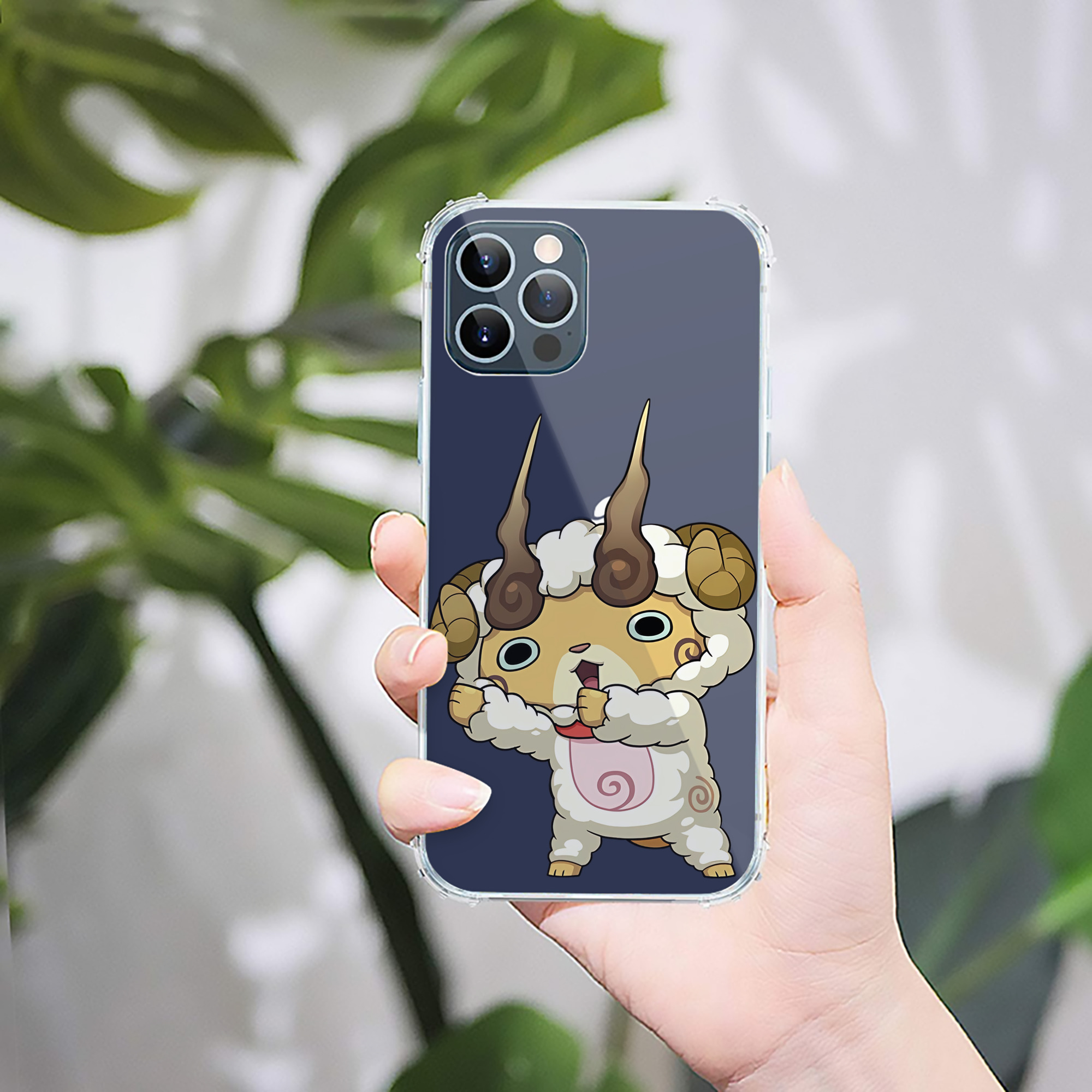 （画像用） 妖怪ウォッチ Yo-kai Watch 【iPhone 12シリーズ対応】透明スマホケース（クリアソフトケース）